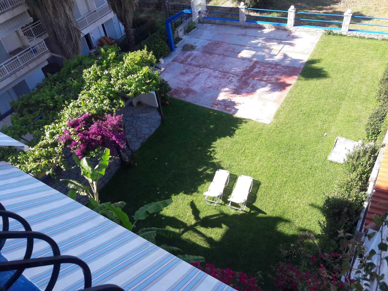 Blueblock Apartments Κασσάνδρα Χαλκιδικής, προαύλιο χώρο